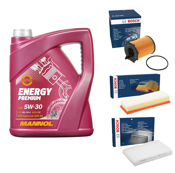 BOSCH SERVICE KIT FOR CITROEN C4 1.6 HDi (11/04 - 07/11)