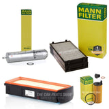 FOR BMW X5 XDRIVE30D M SPORT F15 COMPLETE MANN-FILTER SERVICE KIT ALL FILTERS