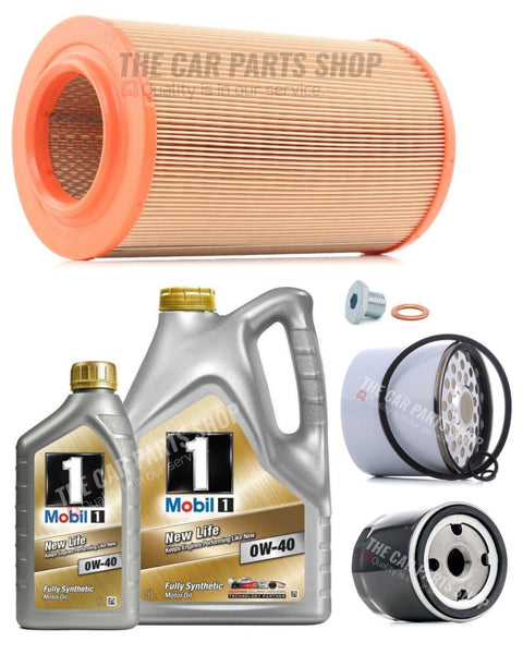 6L 0W40 & AIR OIL FUEL SERVICE KIT FOR PEUGEOT BOXER 270 1.9 TD 1999