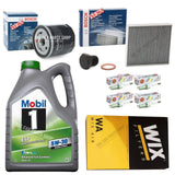 FOR SKODA OCTAVIA 1.5 TSI FULL BOSCH SERVICE KIT WITH 5L MOBIL 5W30