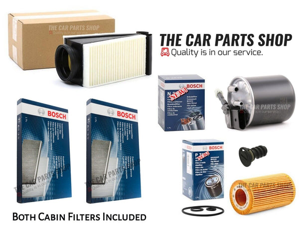 FULL BOSCH FILTER  SERVICE KIT TO FIT MERCEDES C-CLASS C220D W205