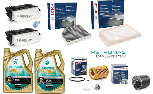FULL BOSCH SERVICE KIT FOR MERCEDES-BENZ E-CLASS 3.0 E350 d (01/16 - 05/18)