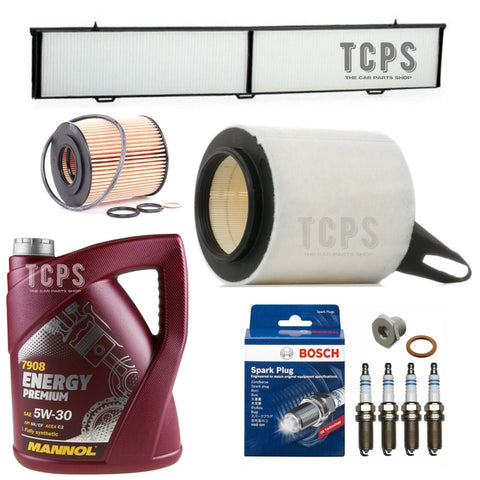 FULL SERVICE KIT FOR BMW 118i E87 WITH BOSCH SPARK PLUGS
