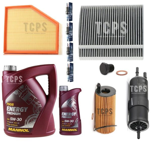 FOR BMW 520i MSPORT G30 FULL SERVICE KIT PLUS 6 LITRES OIL & SUMP PLUG