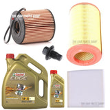 FOR PEUGEOT BOXER 2.2 HDI 2006-2009 SERVICE KIT 6L CASTROL & AIR OIL CABIN
