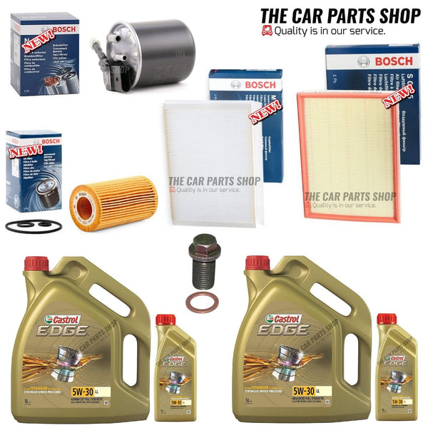 FOR MERCEDES SPRINTER 314 CDI 2.2 VS30 907 BOSCH SERVICE KIT + 12L CASTROL EDGE