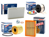 FITS PEUGEOT 307 2.0 DIESEL 2001  FULL BOSCH SERVICE KIT FILTER KIT