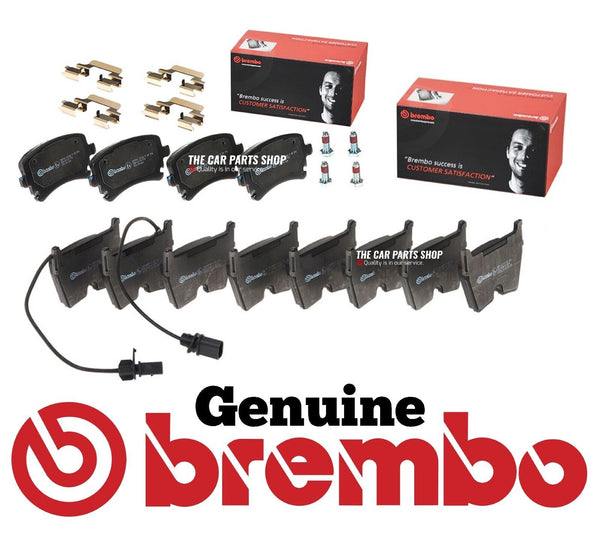 FOR AUDI RS6 AVANT MK2 BREMBO FRONT & REAR BRAKE PADS