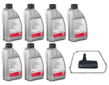 FOR AUDI A5 2.0 TDI 07-15 7SPEED GEARBOX SERVICE KIT 7L FEBI DCTF FLUID & FILTER