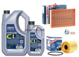 FOR LAND ROVER FREELANDER 2.2 10-14 6L C1 5W30 BOSCH SERVICE KIT BOSCH AIR OIL