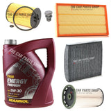 FOR VW PASSAT 2.0 R-LINE MK7 SERVICE KIT 5L OIL AND ALL NEW FILTERS
