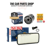 BOSCH AIR AND OIL FOR CITROEN C1 1.0 PETROL 05-10 BOSCH & SPARK PLUG SERVICE KIT