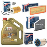 CASTROL FULL SERVICE KIT FOR VW TIGUAN SPORT TDI TECHNOLOGY BOSCH FILTERS