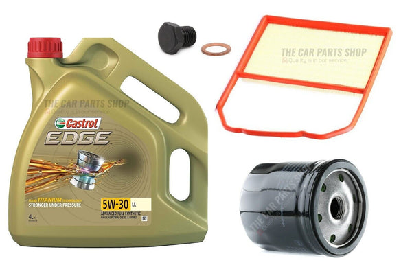 FOR SKODA CITIGO 1.0 PETROL SERVICE KIT 4L CASTROL 5W30 & AIR AND OIL FILTER KIT