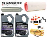 FOR BMW 730D E66 SERVICE KIT FUEL OIL AIR FILTER AND 10L GRANVILLE 5W30