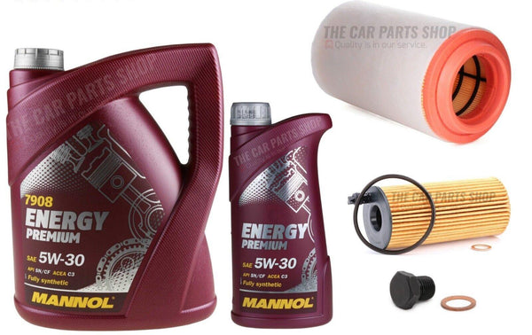 FOR MINI COOPER D 1.6 R56 2006-2014 SERVICE KIT NEW AIR OIL & 6L 5W30