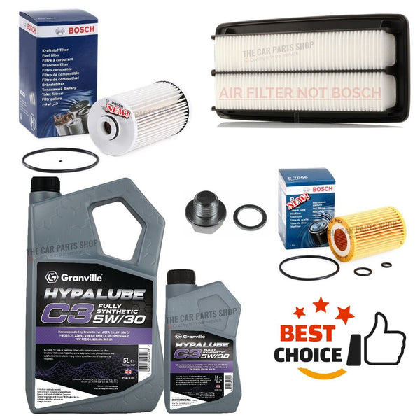 FOR HONDA ACCORD MK8 2.2 SERVICE FILTER KIT 6L 5W30 & 3 FILTERS BRAND NEW