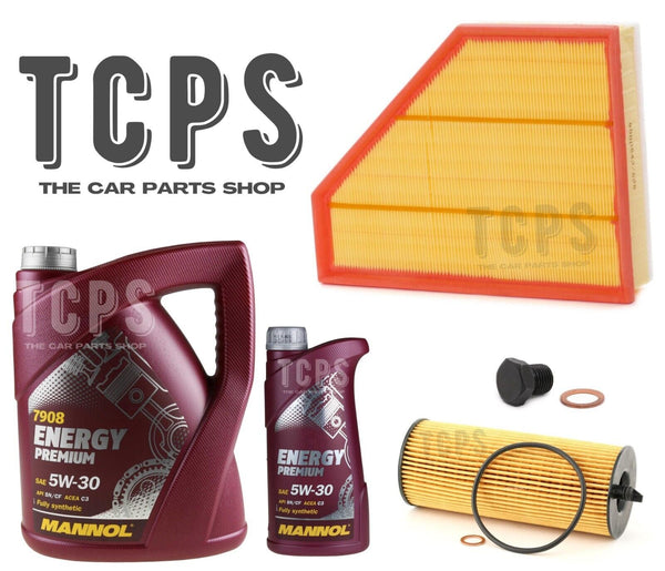 FOR BMW 520i 520D MSPORT G30 SERVICE KIT 6L 5W30 & AIR OIL SUMP PLUG