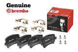 FOR AUDI S3 TFSI QUATTRO 8P BREMBO REAR BRAKE PADS SET NEW