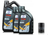 FOR JEEP CHEROKEE 2.8 CRD SERVICE KIT 7L 10W40 ENGINE OIL & NEW OIL FILTER SET