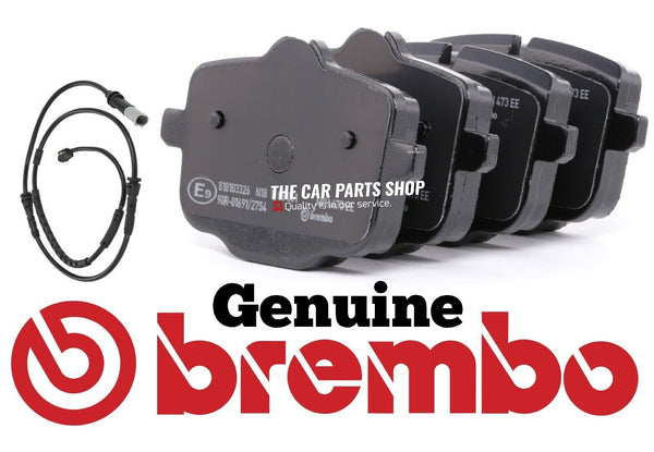 BREMBO REAR BRAKE PADS SETS & SENSOR FOR BMW 530D F11 LUXURY