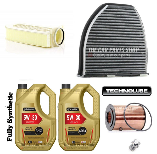 FITS MERCEDES-BENZ E-CLASS 2.2 E220 BlueTEC (05/14-12/16) OIL AIR CABIN FILTER