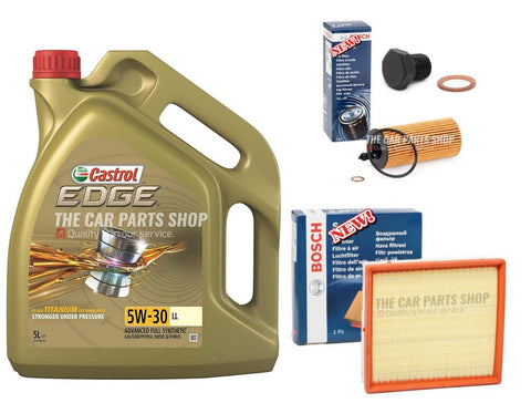 FOR BMW 4 SERIES 2.0 420d  BOSCH SERVICE KIT 5L CASTROL & BOSCH AIR OIL FILTER