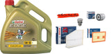 FOR SCIROCCO 1.4 TSI BOSCH FILTERS SERVICE KIT & 4L CASTROL ENGINE OIL