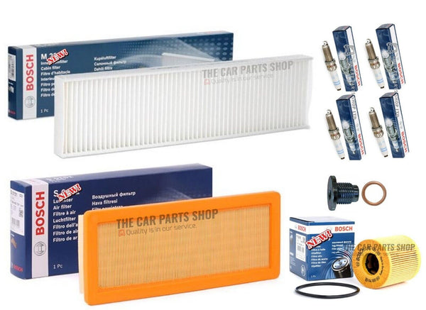 FOR MINI COOPER COUNTRYMAN ALL4 R60 10-16 FULL FILTER KIT WITH PLUGS X 4