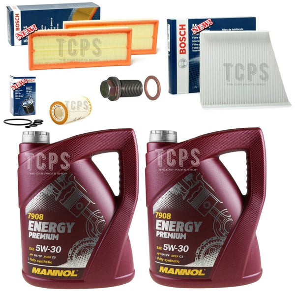 FOR MERCEDES E-CLASS E320 CDI  3.2 TECHNOLUBE & BOSCH SERVICE KIT NEW