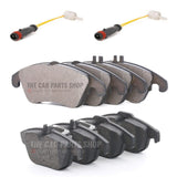 FOR MERCEDES E350 W212 FRONT and REAR BRAKE PADS WITH NEW SENSORS
