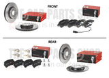 FOR AUDI A4 A5 B8 (8K2)  ORIGINAL BREMBO OEM FRONT & REAR DISCS AND PADS
