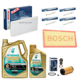 FOR MERCEDES B-CLASS B180 W205 BOSCH SERVICE KIT WITH 4 X BOSCH GLOW PLUGS
