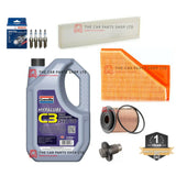 FOR MINI 1.6 ONE SEVEN R50 01-07 SERVICE KIT 5L GRANVILLE + FILTERS +SPARK PLUGS