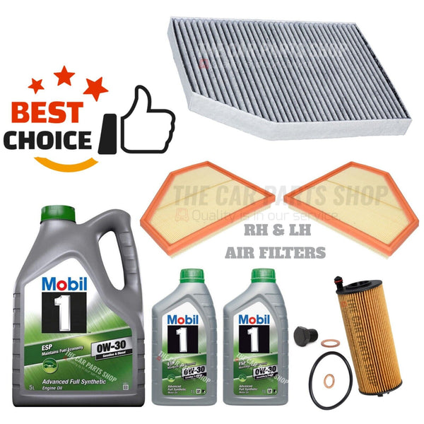 SERVICE KIT FOR BMW M3 G80 7L MOBIL 0W30 NEW AIR OIL POLLEN FILTER