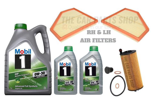 SERVICE KIT FOR BMW M3 G80 7L MOBIL 0W30 OIL FILTER TWO AIR FILTERS PACK