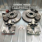 FOR VW TIGUAN 2.0 TDI 4MOTION MK1 FRONT BRAKE DISCS 312MM & PADS & CALIPERS