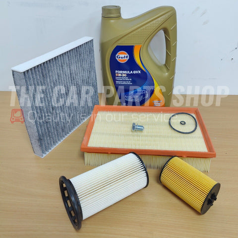 FOR VW GOLF 2.0 TDI MK7 FULL SERVICE KIT INCLUDES 5L GULF 5W30 & PLUG