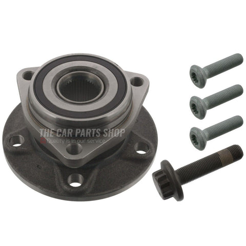 FITS SKODA OCTAVIA 2.0 VRS 5E FRONT AXLE WHEEL BEARING HUB KIT + BOLTS
