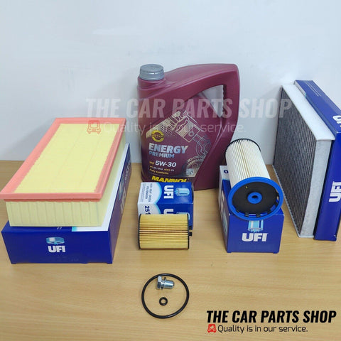 FOR VW T-CROSS 1.6 TDI 2018+ UFI SERVICE KIT 5L MANNOL & UFI FILTERS NEW