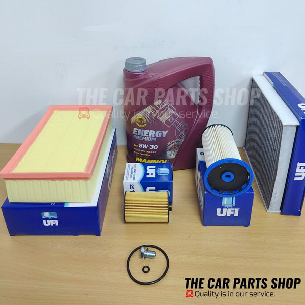 FOR SKODA SUPERB 1.6 2.0 TDI MK3 2015+ UFI SERVICE KIT UFI FILTERS & MANN0L OIL