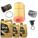 TO FIT CITROEN RELAY L3H2 MK3 SERVICE KIT 7L 0W30 & FUEL OIL AIR FILTER KIT