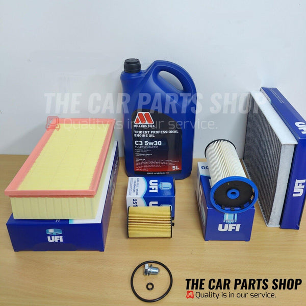 FOR SEAT TARRACO 2.0 TDI NEW UFI SERVICE KIT 5L MILLERS WITH FULL UFI KIT