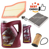 FOR MERCEDES A180D W177 1.5 DIESEL 2018+ SERVICE KIT AIR OIL CABIN 6L MANNOL