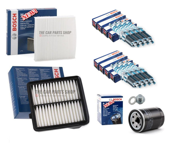 FOR HONDA FIT HYBRID 1.3 1.5 Hybrid JAPAN FULL BOSCH SERVICE FILTER KIT 8 PLUGS