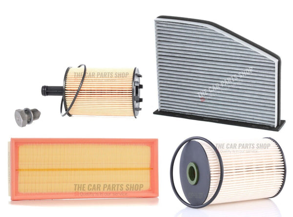 FITS VW TOURAN 1.6 TDI 2010-2015 FULL SERVICE FILTERS KIT & SUMP PLUG NEW
