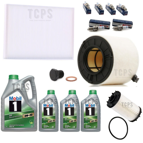 WITH 8L MOBIL 0W20 FULL SERVICE KIT FOR AUDI S5 3.0 TFSI V6 MK2 B9