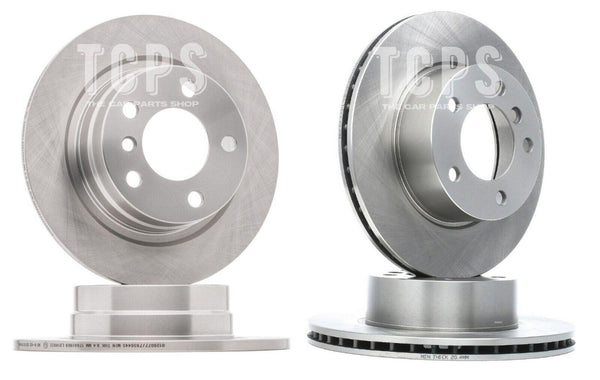 FOR BMW 1 SERIES 116D F20 FRONT AND REAR BRAKE DISCS BRAND NEW