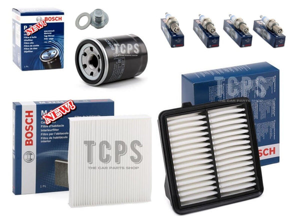 FOR HONDA JAZZ I-VTEC MK3 FULL BOSCH FILTER KIT WITH BOSCH PLUGS