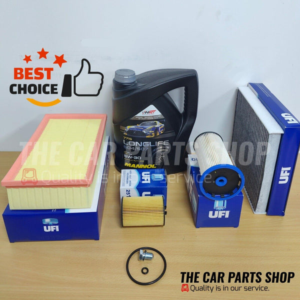 FOR SKODA OCTAVIA 1.6 2.0 TDI MK3 UFI SERVICE KIT COMPLETE KIT 5LTR 7715